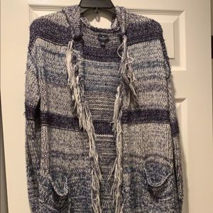AE cardigan with hood